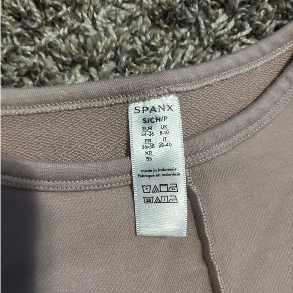 SPANX Light Beige Long Sleeve Top - Picture 4 of 8